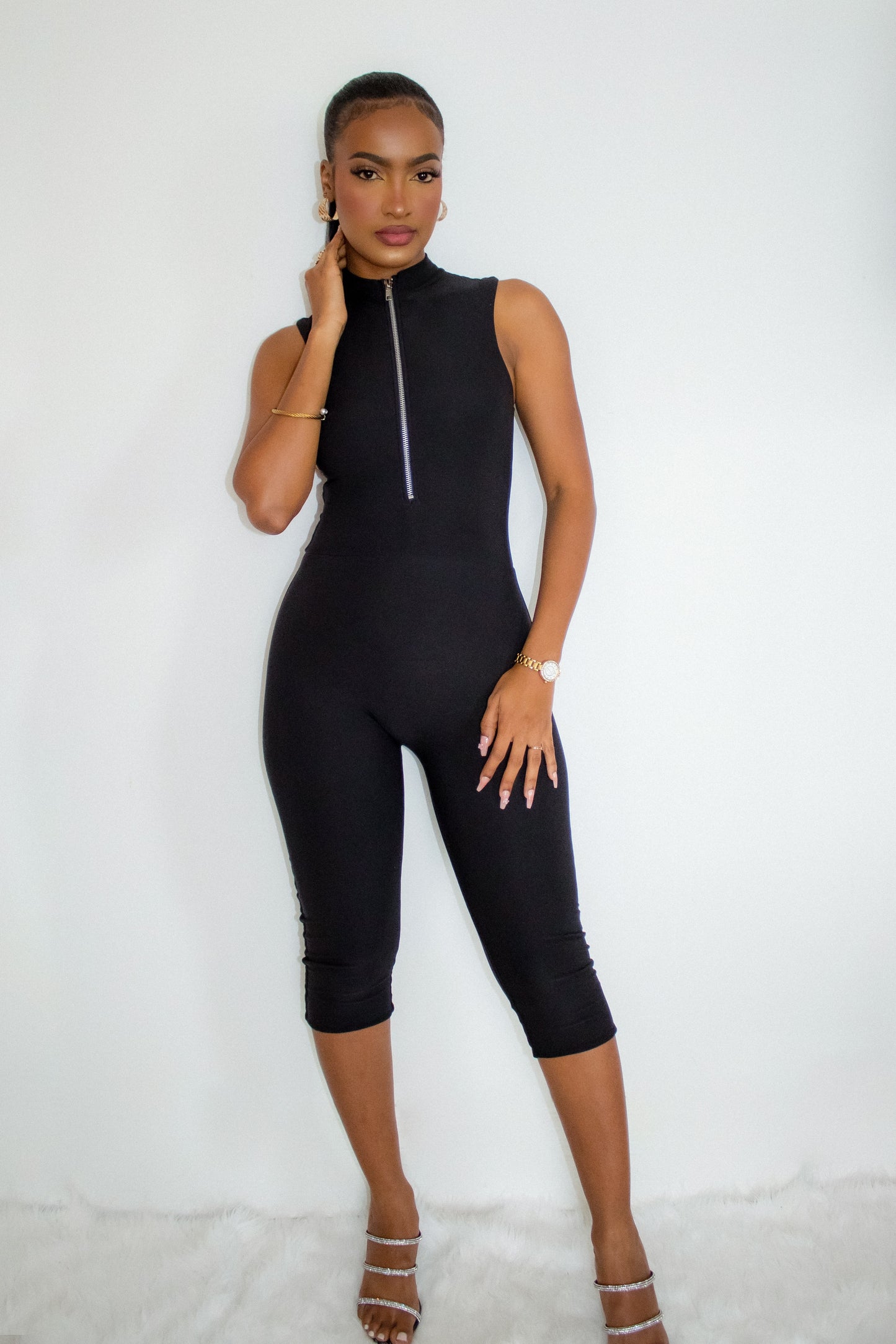 Zenica Capri Romper