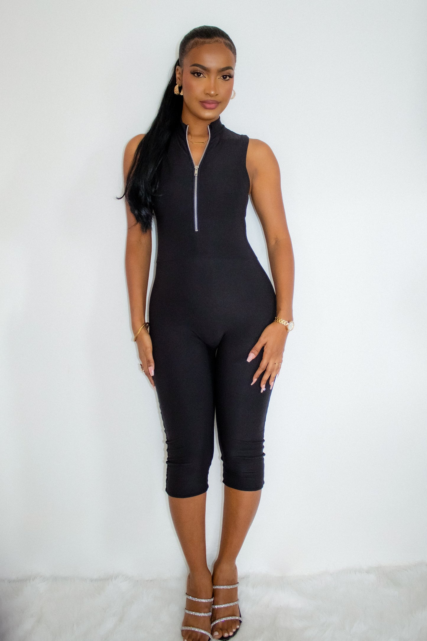 Zenica Capri Romper