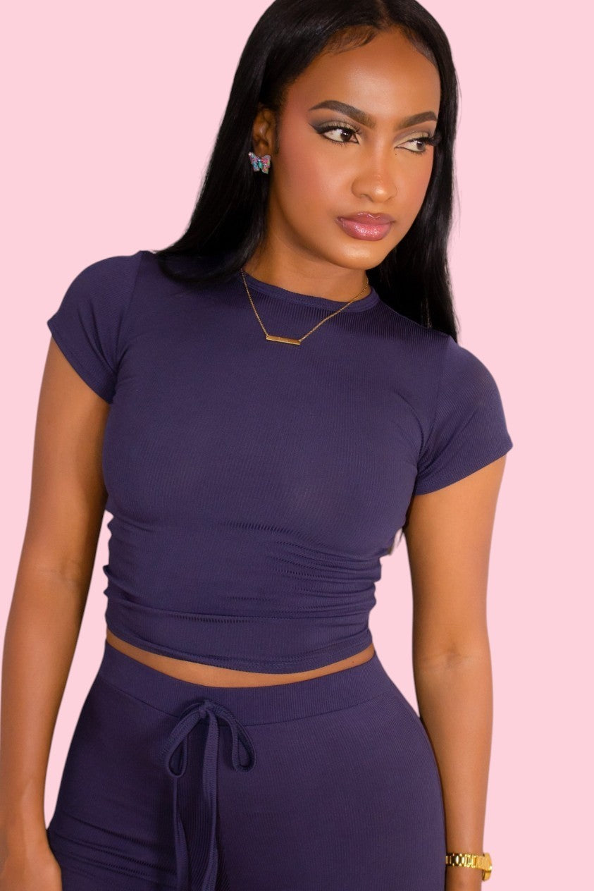 High Neckline BabyTee Ribbed [Showroom]